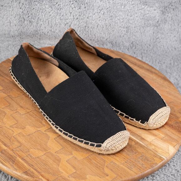 Vionic Valeri Women’s Espadrilles Black Slip On Comfort Loafers Size 10 - Picture 1 of 6